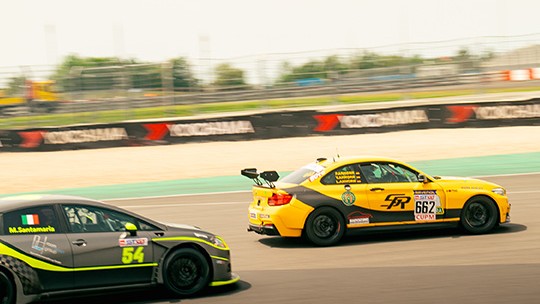 Smyrlis Racing car in race action