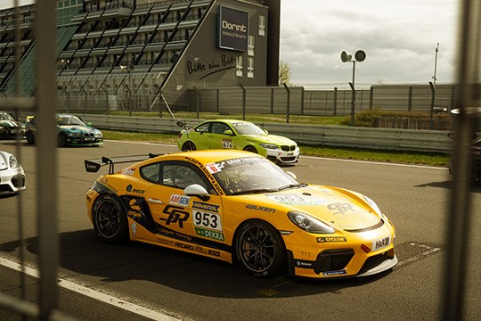 Smyrlis Racing race car on track